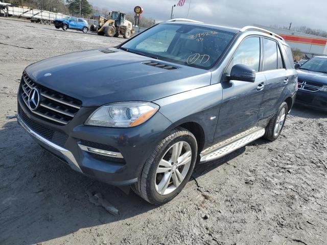 4JGDA2EB9CA032217 - 2012 MERCEDES-BENZ ML 350 BLUETEC BLUE photo 1