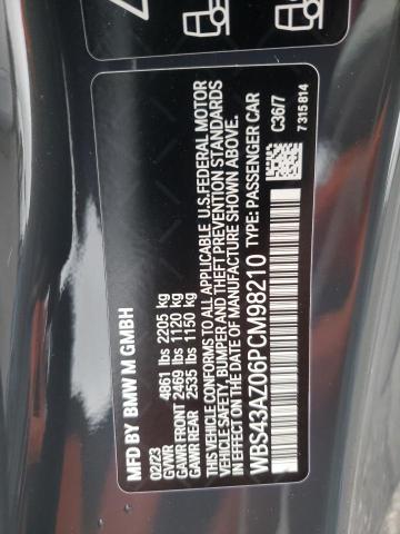 WBS43AZ06PCM98210 - 2023 BMW M4 COMPETITION CHARCOAL photo 13