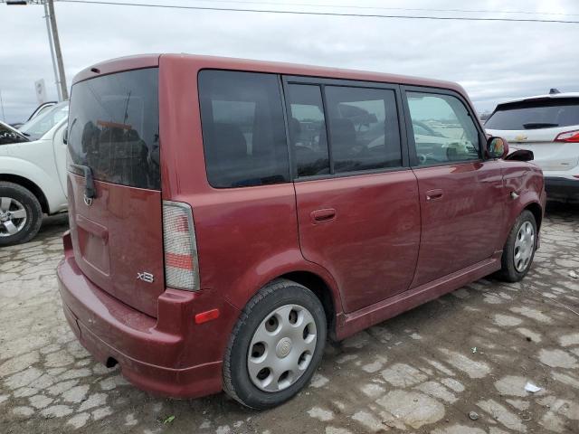 JTLKT324664060503 - 2006 TOYOTA SCION XB MAROON photo 3