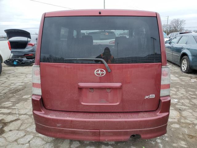 JTLKT324664060503 - 2006 TOYOTA SCION XB MAROON photo 6