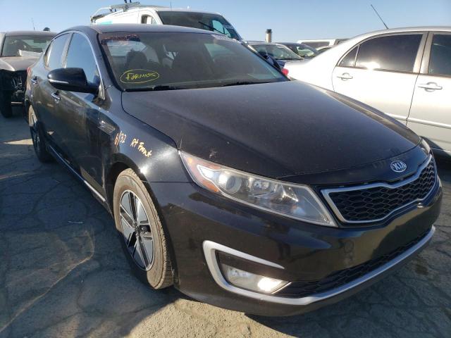 KNAGM4AD2C5021920 - 2012 KIA OPTIMA HYBRID BLACK photo 4