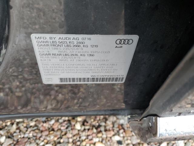 WA1C2AFP4HA024478 - 2017 AUDI Q5 PREMIUM CHARCOAL photo 13