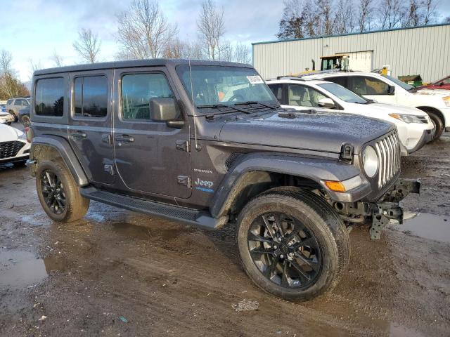 1C4JJXP65MW727934 - 2021 JEEP WRANGLER U SAHARA 4XE GRAY photo 4