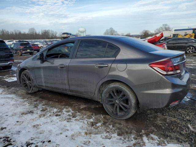 19XFB2F52DE290001 - 2013 HONDA CIVIC LX GRAY photo 2