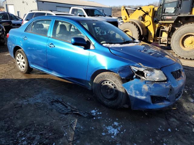 1NXBU4EE1AZ300161 - 2010 TOYOTA COROLLA BASE BLUE photo 4