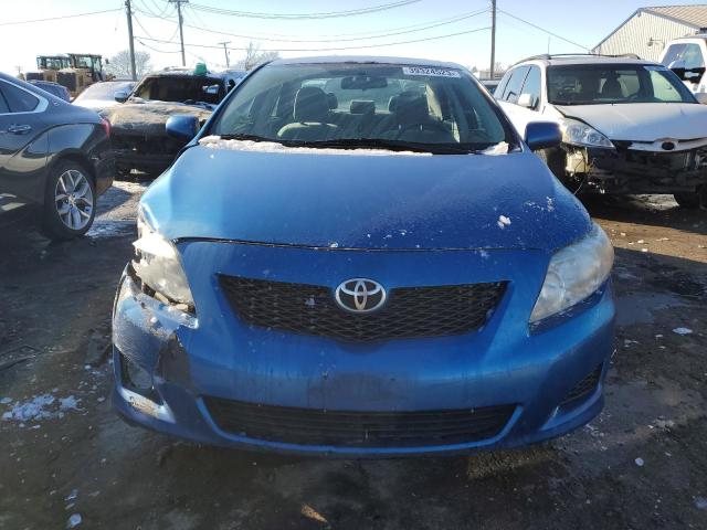 1NXBU4EE1AZ300161 - 2010 TOYOTA COROLLA BASE BLUE photo 5