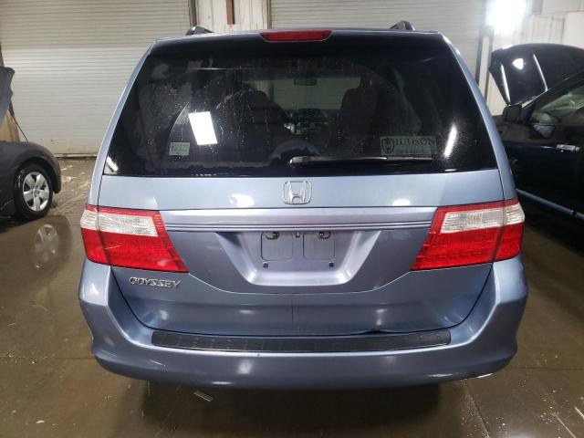 5FNRL38467B135468 - 2007 HONDA ODYSSEY EX BLUE photo 6