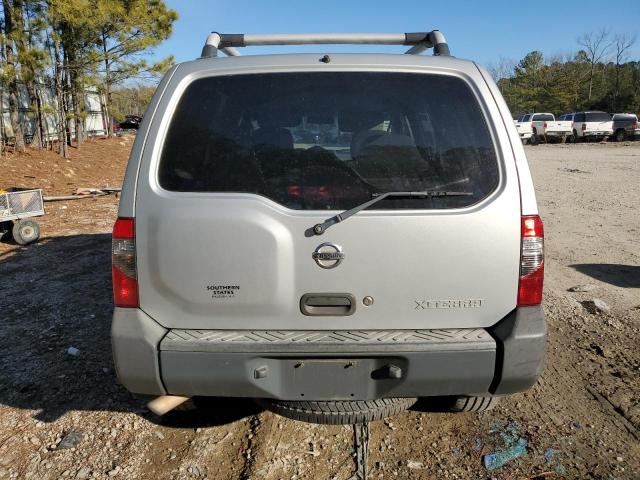 5N1ED28T24C656608 - 2004 NISSAN XTERRA XE SILVER photo 6