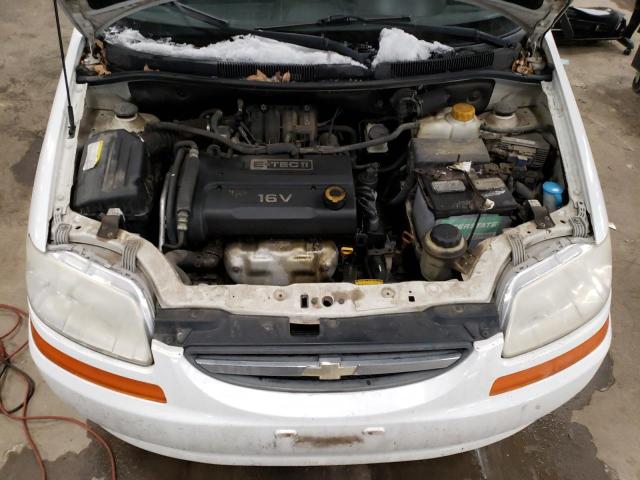 KL1TD66638B014157 - 2008 CHEVROLET AVEO BASE WHITE photo 11