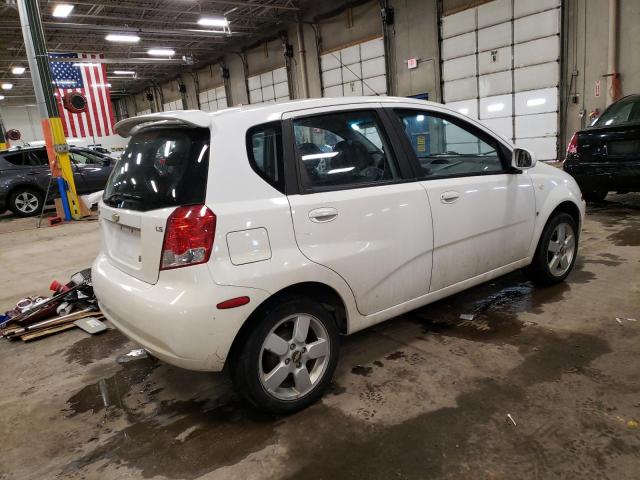 KL1TD66638B014157 - 2008 CHEVROLET AVEO BASE WHITE photo 3