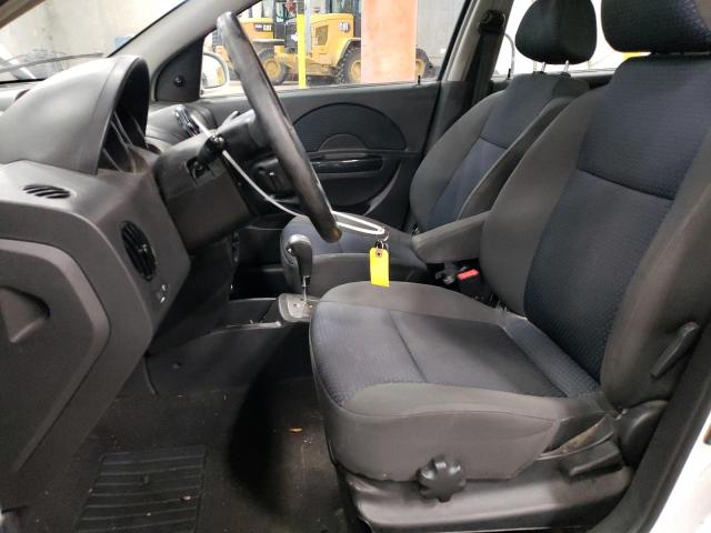 KL1TD66638B014157 - 2008 CHEVROLET AVEO BASE WHITE photo 7