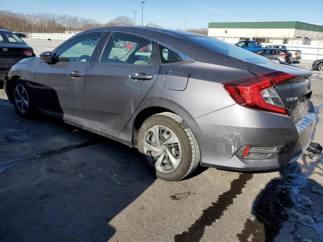 2HGFC2F64KH519769 - 2019 HONDA CIVIC LX GRAY photo 2