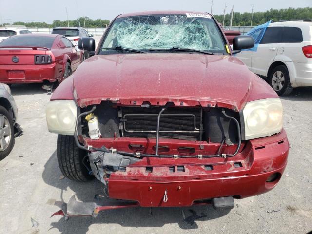 1D7HW58N66S509186 - 2006 DODGE DAKOTA QUAD LARAMIE RED photo 5