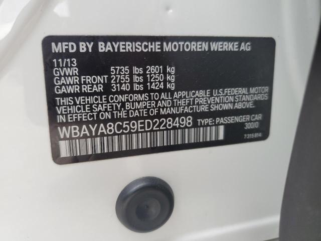 WBAYA8C59ED228498 - 2014 BMW 750 I WHITE photo 12