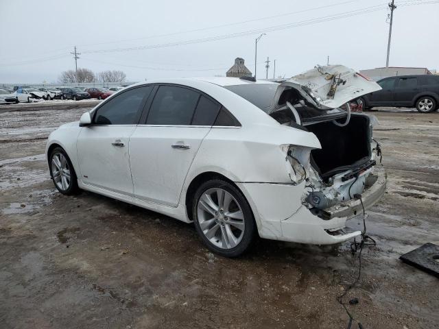 1G1PG5SB3F7240366 - 2015 CHEVROLET CRUZE LTZ WHITE photo 2