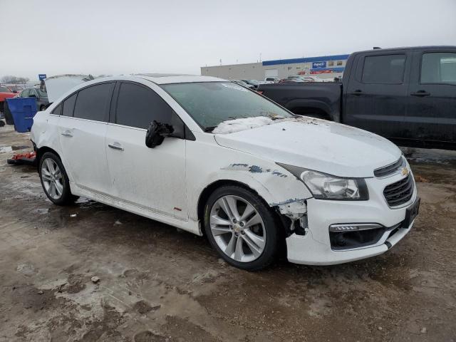 1G1PG5SB3F7240366 - 2015 CHEVROLET CRUZE LTZ WHITE photo 4