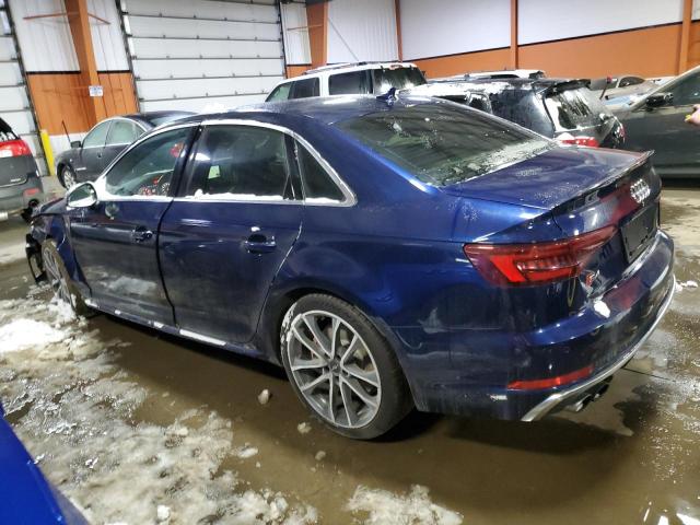 WAUC4AF49JA032276 - 2018 AUDI S4 PRESTIGE BLUE photo 2