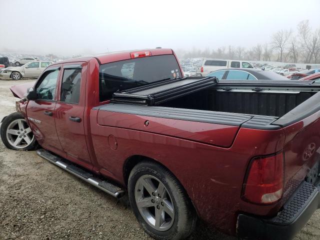 1C6RD7FP7CS260260 - 2012 DODGE RAM 1500 ST RED photo 2