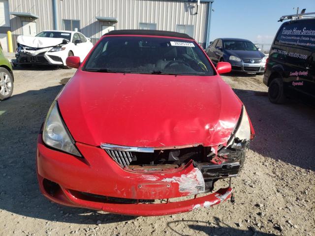 4T1FA38P65U041805 - 2005 TOYOTA CAMRY SOLA SE RED photo 5