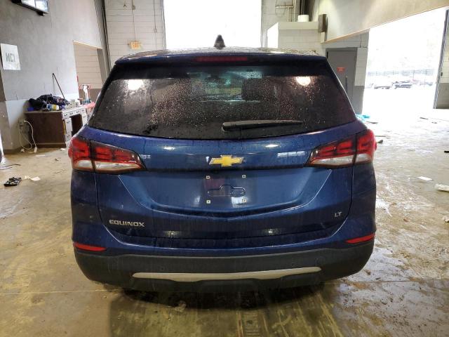 3GNAXKEV3NL237583 - 2022 CHEVROLET EQUINOX LT BLUE photo 6