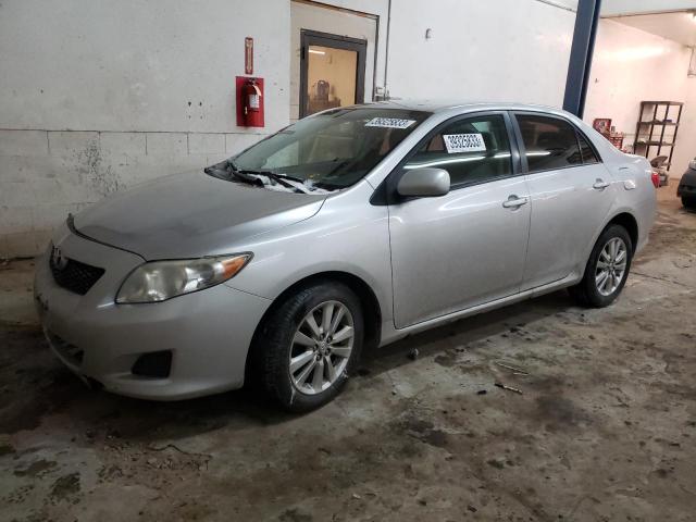 1NXBU4EEXAZ278337 - 2010 TOYOTA COROLLA BASE SILVER photo 1