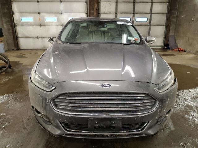 3FA6P0RU3ER225554 - 2014 FORD FUSION TITANIUM HEV GRAY photo 5