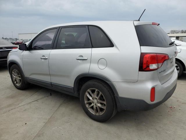 5XYKT3A61EG486260 - 2014 KIA SORENTO LX SILVER photo 2