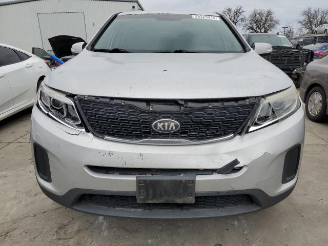 5XYKT3A61EG486260 - 2014 KIA SORENTO LX SILVER photo 5