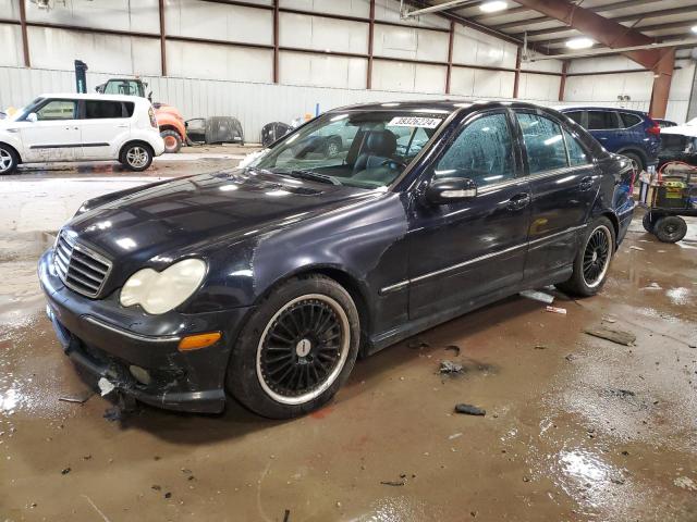 WDBRF40J65A715872 - 2005 MERCEDES-BENZ C 230K SPORT SEDAN BLUE photo 1