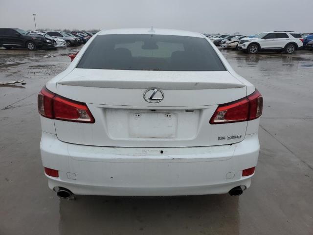 JTHBE5C26C5028539 - 2012 LEXUS IS 350 WHITE photo 6