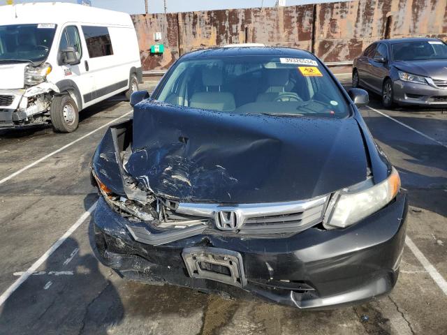 19XFB2F57CE300911 - 2012 HONDA CIVIC LX BLACK photo 5