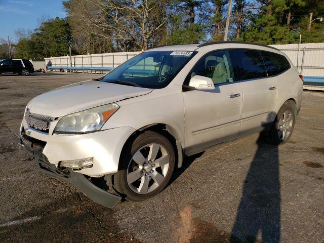 1GNKVLED4BJ336651 - 2011 CHEVROLET TRAVERSE LTZ WHITE photo 1