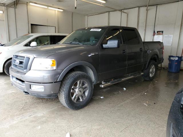 1FTPW145X4KA58894 - 2004 FORD F150 SUPERCREW GRAY photo 1