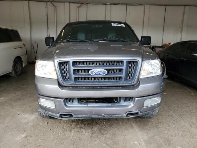 1FTPW145X4KA58894 - 2004 FORD F150 SUPERCREW GRAY photo 5