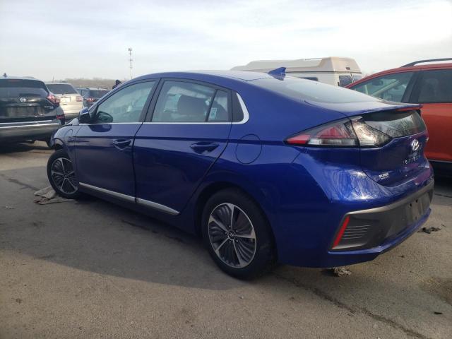 KMHC75LD9MU261576 - 2021 HYUNDAI IONIQ SEL BLUE photo 2