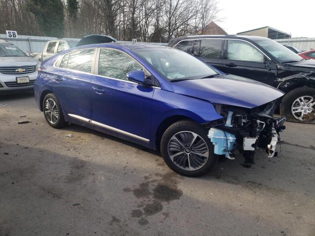 KMHC75LD9MU261576 - 2021 HYUNDAI IONIQ SEL BLUE photo 4