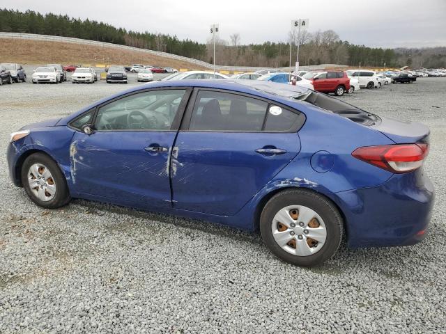 3KPFK4A70JE167250 - 2018 KIA FORTE LX BLUE photo 2