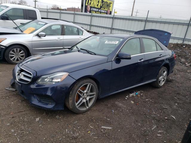 WDDHF8JB4EB028594 - 2014 MERCEDES-BENZ E 350 4MATIC BLUE photo 1