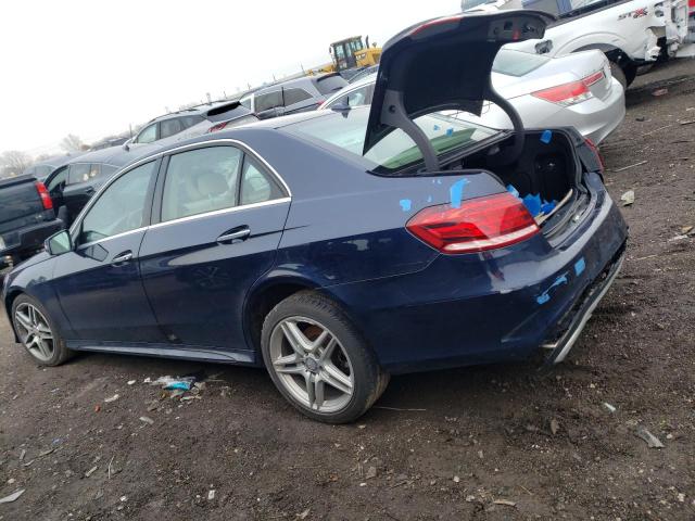 WDDHF8JB4EB028594 - 2014 MERCEDES-BENZ E 350 4MATIC BLUE photo 2