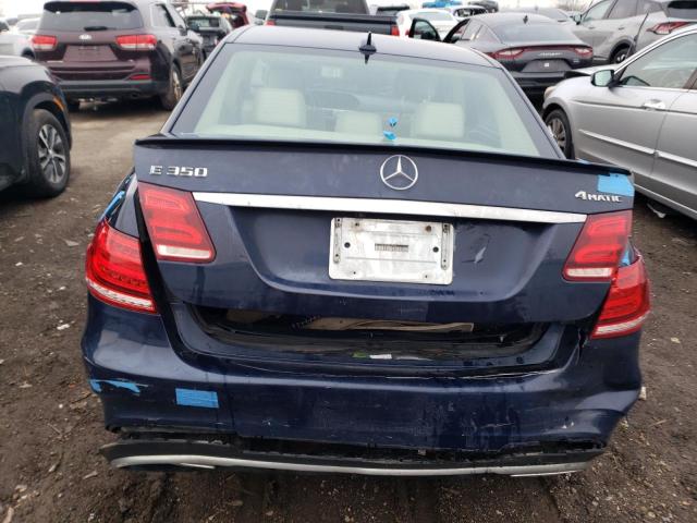 WDDHF8JB4EB028594 - 2014 MERCEDES-BENZ E 350 4MATIC BLUE photo 6