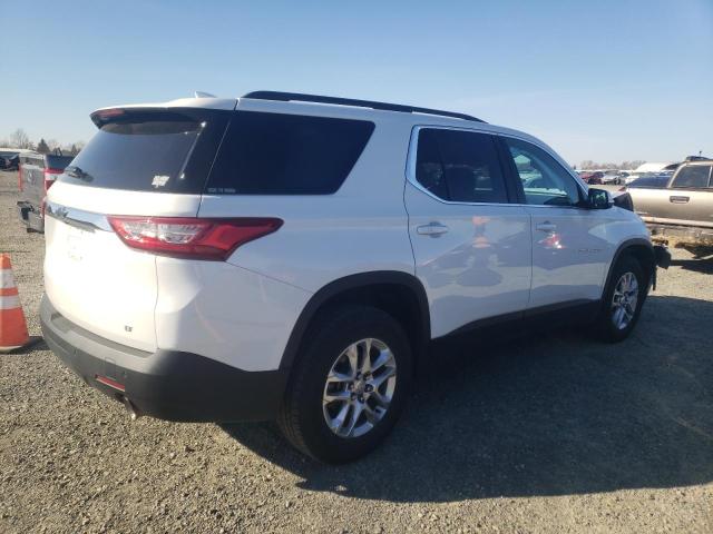 1GNERGKW2KJ221304 - 2019 CHEVROLET TRAVERSE LT WHITE photo 3