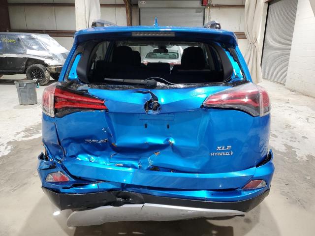 JTMRJREV0HD087366 - 2017 TOYOTA RAV4 HV LE BLUE photo 6