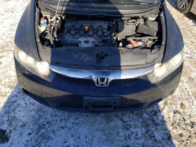 2HGFA1F54AH330853 - 2010 HONDA CIVIC LX BLACK photo 11