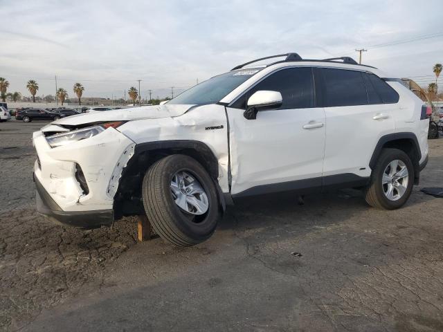 4T3RWRFV8MU029633 - 2021 TOYOTA RAV4 XLE WHITE photo 1