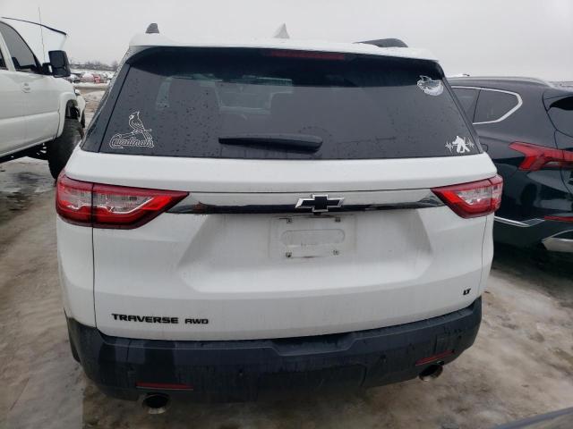 1GNEVGKW6KJ287723 - 2019 CHEVROLET TRAVERSE LT WHITE photo 6