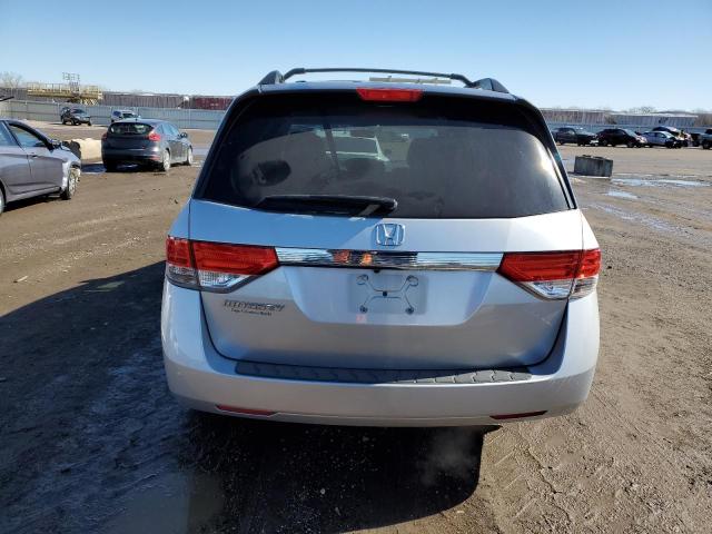 5FNRL5H42FB074730 - 2015 HONDA ODYSSEY EX SILVER photo 6