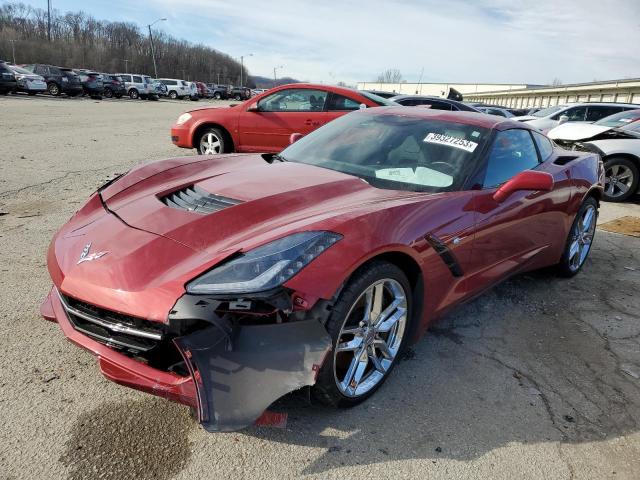 1G1YG2D77F5112543 - 2015 CHEVROLET CORVETTE STINGRAY Z51 1LT RED photo 1