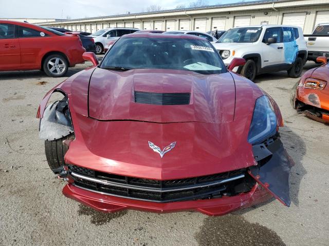 1G1YG2D77F5112543 - 2015 CHEVROLET CORVETTE STINGRAY Z51 1LT RED photo 5