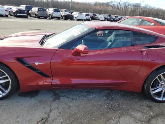 1G1YG2D77F5112543 - 2015 CHEVROLET CORVETTE STINGRAY Z51 1LT RED photo 7