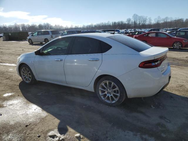 1C3CDFCH5DD185249 - 2013 DODGE DART LIMITED WHITE photo 2